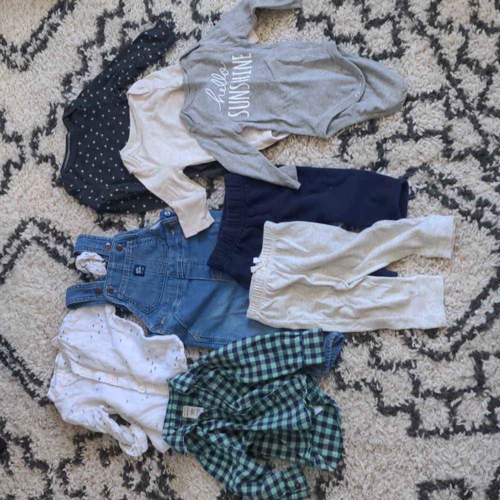 12 month baby boy fall and winter lot